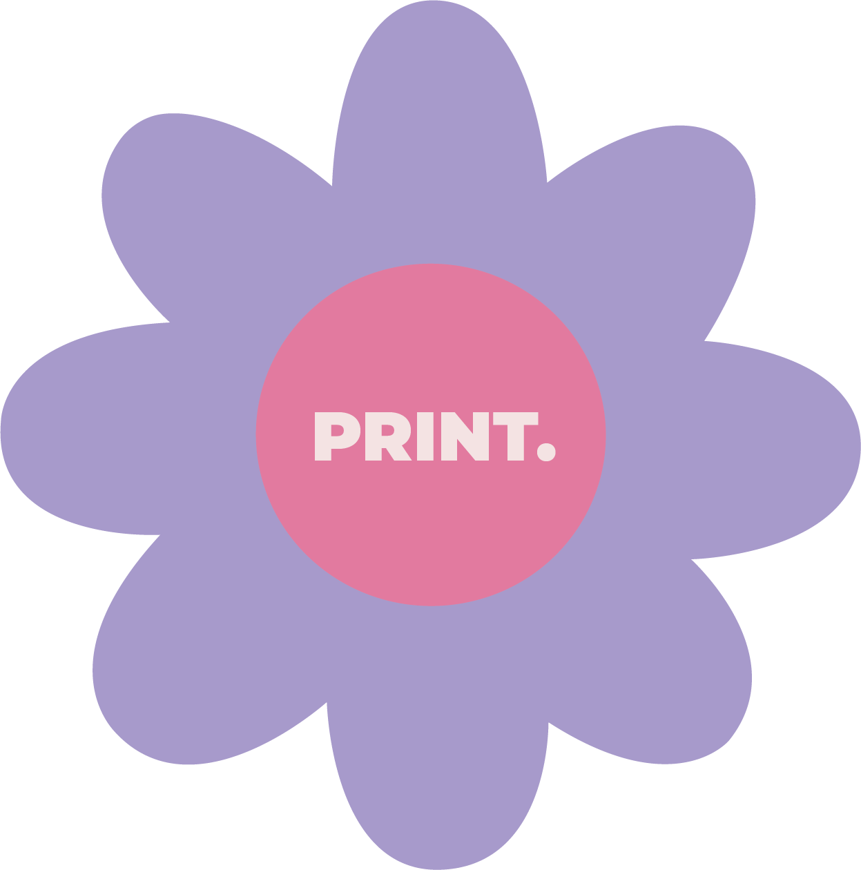 print flower